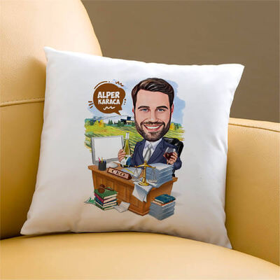 Ceo Erkek Karikatürlü Yastık - 1