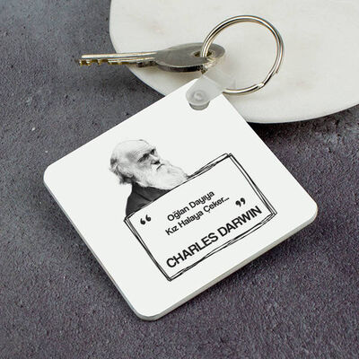 Charles Darwin Esprili Anahtarlık - 1