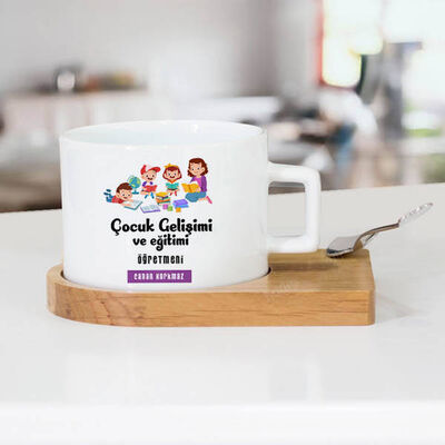 Çocuk Gelişimi Öğretmeni Temalı Çay Fincanı - 1