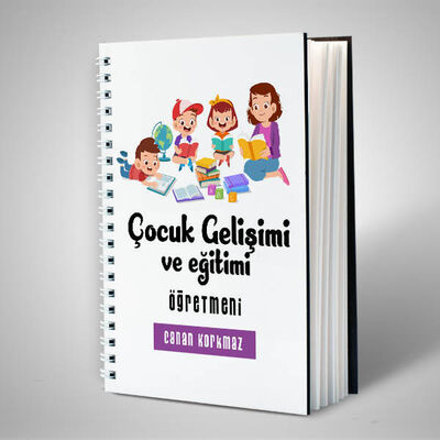 Çocuk Gelişimi Öğretmeni Temalı Defter - 1