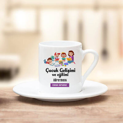 Çocuk Gelişimi Öğretmenlerine Hediye Kahve Fincanı - 1