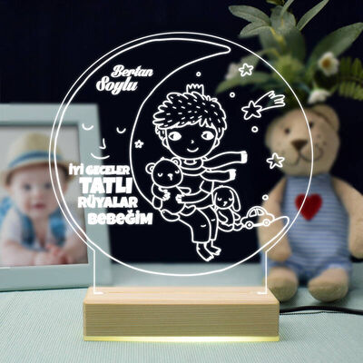 Çocuk Odası Hediyesi 3d Led Lamba - 2