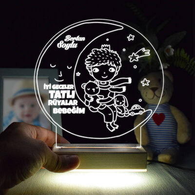 Çocuk Odası Hediyesi 3d Led Lamba - 3