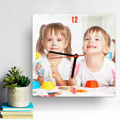 Çocuklara Özel Fotoğraflı Duvar Saati - 1
