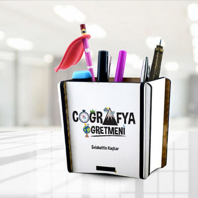Coğrafya Öğretmenine Hediye Kalemlik - 1