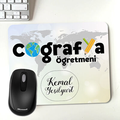 Coğrafya Öğretmenine Hediye Mousepad - 1