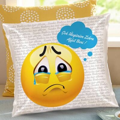 Çok Üzgünüm Beni Affet Emoji Yastık - 1