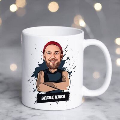 Cool Erkek Karikatürlü Kupa Bardak - 1