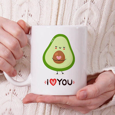 Cute Pear Tasarım Kupa Bardak - 1
