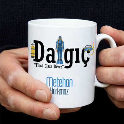 Dalgıçlara Hediye Kupa Bardak - 1