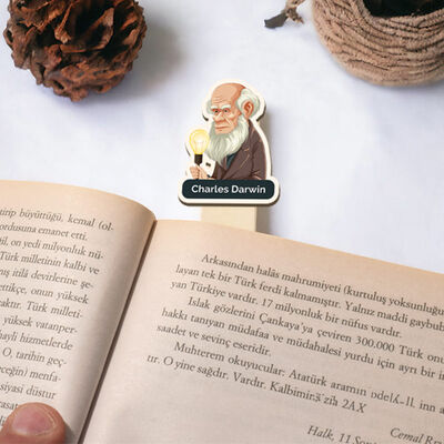 Darwin Esprili Çubuk Kitap Ayracı - 1