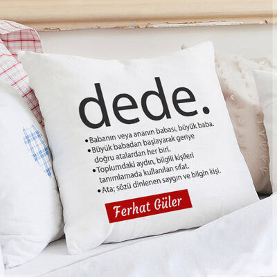 Dedeye Hediye İsimli Yastık - 1