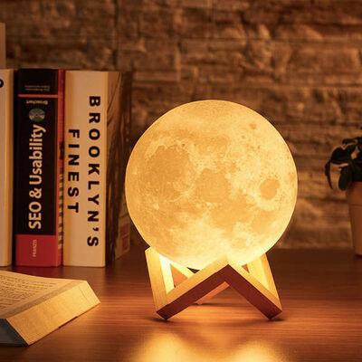Dekoratif 3D Ay Gece Lambası - 2