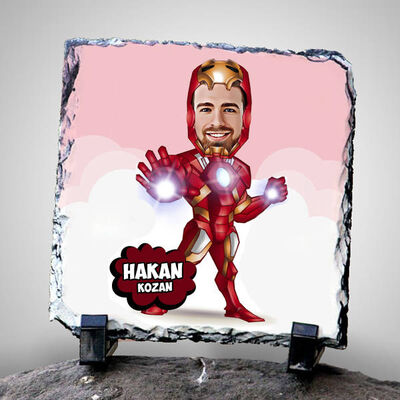 Demir Adam Karikatürlü Taş Baskı - 1