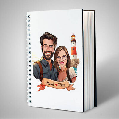 Deniz Feneri ve Aşkımız Karikatürlü Defter - 2