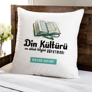Din Kültürü Öğretmeni Temalı Yastık - 1