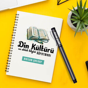 Din Öğretmeni Temalı Defter ve Kalem - 2