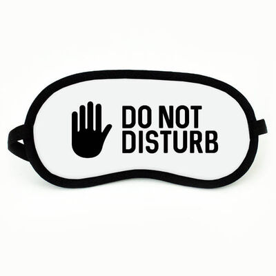 Do Not Disturb Mesajlı Göz Bandı - 1