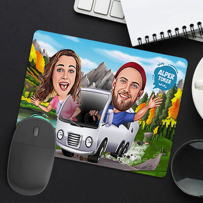 Doğada Aşk Mousepad - 1