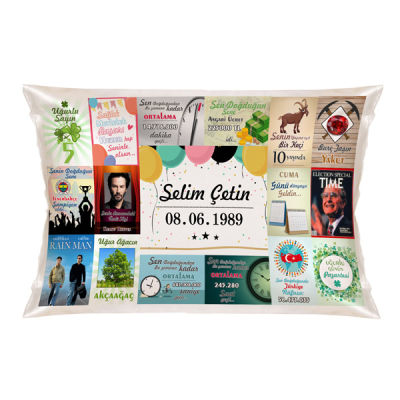 Doğum Günü Takvimi Yastık - 2