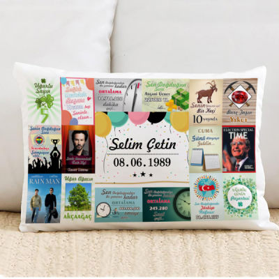 Doğum Günü Takvimi Yastık - 4