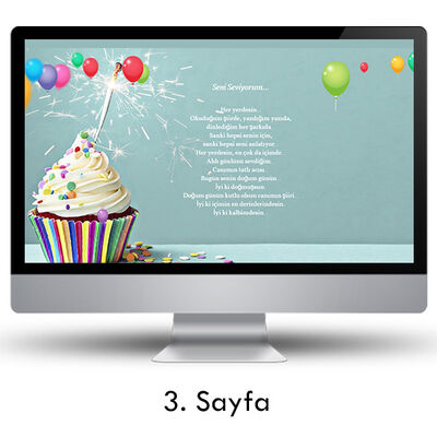 Doğum Gününe Özel Web Sitesi - 3