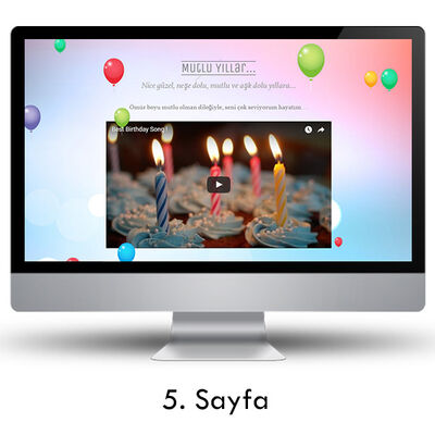 Doğum Gününe Özel Web Sitesi - 5