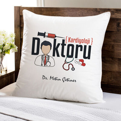 Doktorlara Hediye Kare Yastık - 1