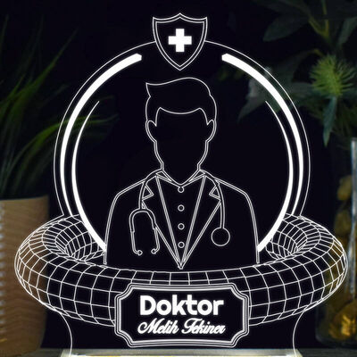 Doktorlara Özel 3d Led Lamba - 3