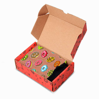 Donut Tasarımlı Sevimli Kadın Çorabı - 4