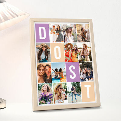Dosta Hediye 12 Fotoğraflı Resim Çerçevesi - 3