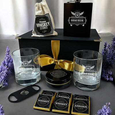 Dosta Hediye Golden Signature Elegan Viski Seti - 3