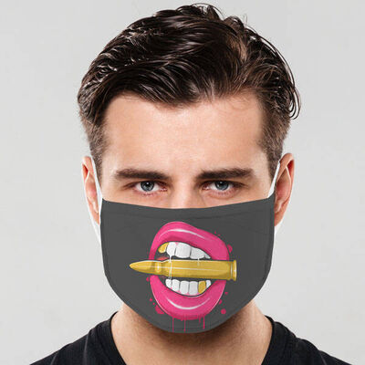 Dudak ve Kurşun Yıkanabilir Maske - 1