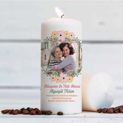 Dünyanın En Tatlı Annesi Tasarım Mum - 1