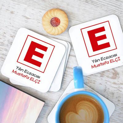 Eczacılara Hediye Bardak Altlığı Seti - 1