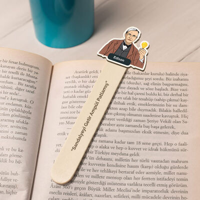 Edison Esprili Çubuk Kitap Ayracı - 2