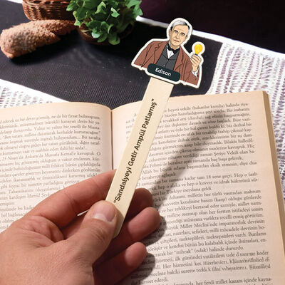 Edison Esprili Çubuk Kitap Ayracı - 4