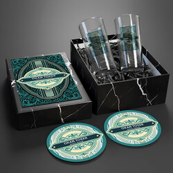 Elegan Tasarımlı İsimli Rakı Bardağı Seti - 1