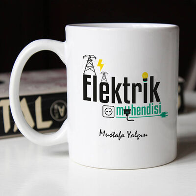 Elektrik Mühendisine Hediye Kupa Bardak - 1