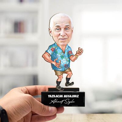 Emekli Babam Karikatürlü Biblo - 3