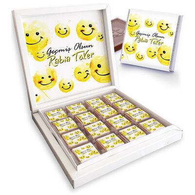 Emoji Geçmiş Olsun Çikolatası - 1