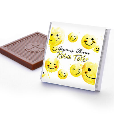 Emoji Geçmiş Olsun Çikolatası - 3