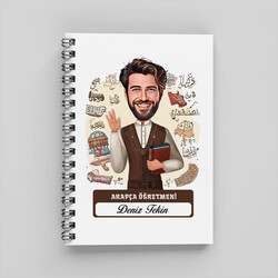 En Başarılı Erkek Arapça Öğretmeni Karikatürlü Defter