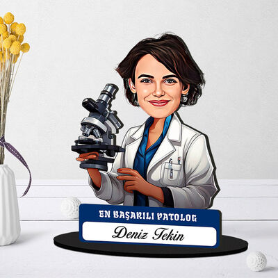 En Başarılı Kadın Patolog Karikatürlü Biblo - 1