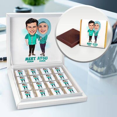 En Büyük Duamsın Karikatürlü Çikolata Kutusu - 1