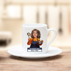 En Hamarat Anne Karikatürlü Kahve Fincanı - 2