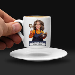 En Hamarat Anne Karikatürlü Kahve Fincanı - 1