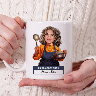 En Hamarat Anne Karikatürlü Kupa Bardak - 1