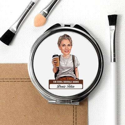 En Havalı Anne Karikatürlü Makyaj Aynası - 2