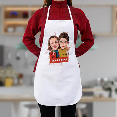 En İyi Arkadaşım Karikatürlü Mutfak Önlüğü - 1
